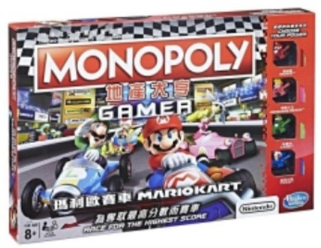 HASBRO 地產大亨 瑪利歐賽車主題桌遊 HE1870-A200, 1個