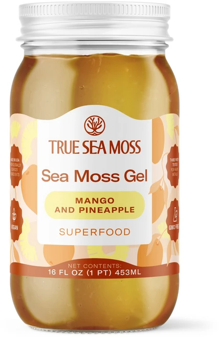 트루씨모스 씨 모스 젤 - 망고/파인애플 씨 모스 젤 - 대체 형태의 씨 모스 - 473ml, 473g, 1 - 쿠팡