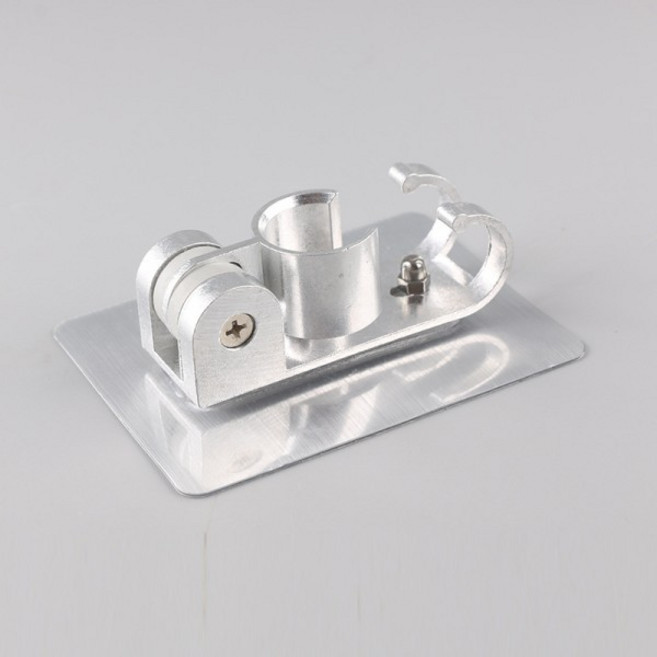 욕실 샤워 홀더 조절 헤드 분무기 고정 브래킷 벽 장착 핸드헬드 스탠드 베이스 액세서리 1 개, [01] Sliver, 01 Sliver