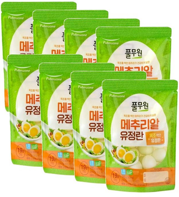풀무원 깐 메추리알 유정란, 8개, 190g