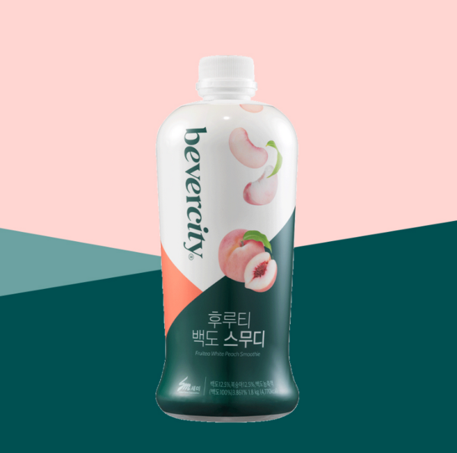 베버시티 백도 스무디, 1개, 1.8kg