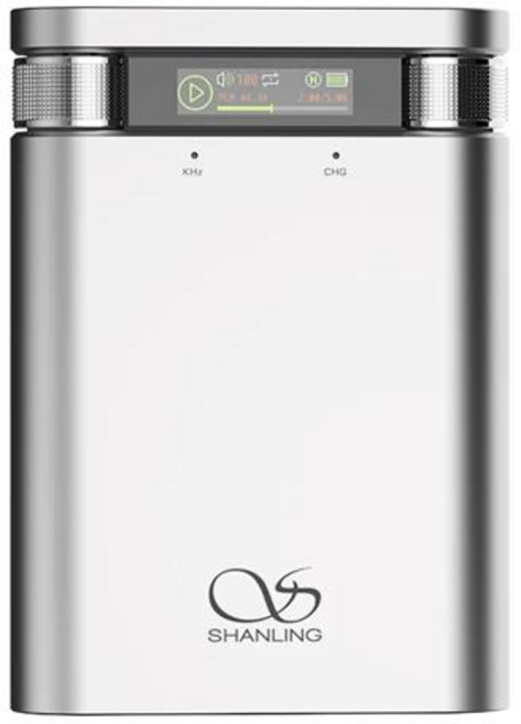 SHANLING H2 휴대용 USB DAC 앰프 고해상도 오디오 블루투스 헤드폰 앰프 CS43198 칩 LDAC PCM384 DSD256 로컬 재생, Silver