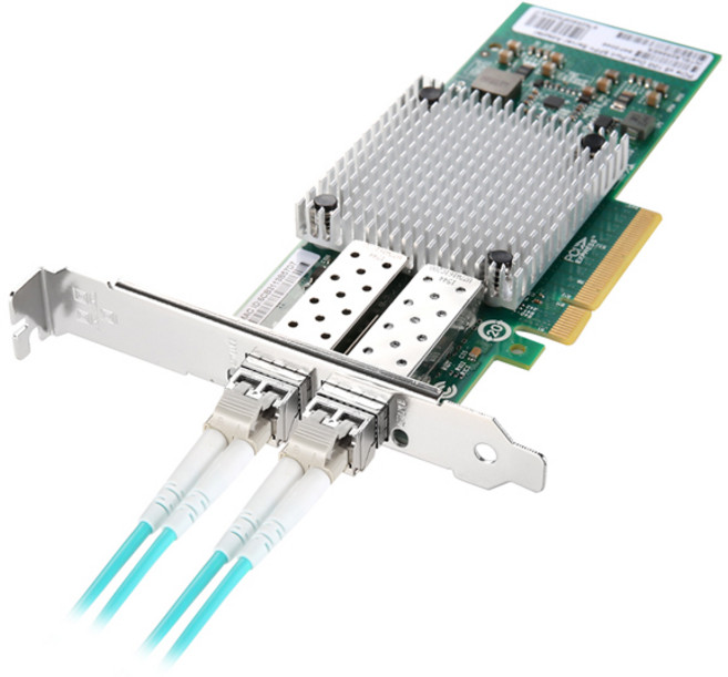 NEXT-542SFP-10G 인텔칩셋 PCIe x8 SFP+ 2포트 기가 서버 랜카드, 1개