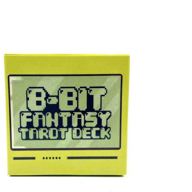 유니버셜 타로 카드 판타지 8비트 픽셀 영문 덱, 1개, 1개