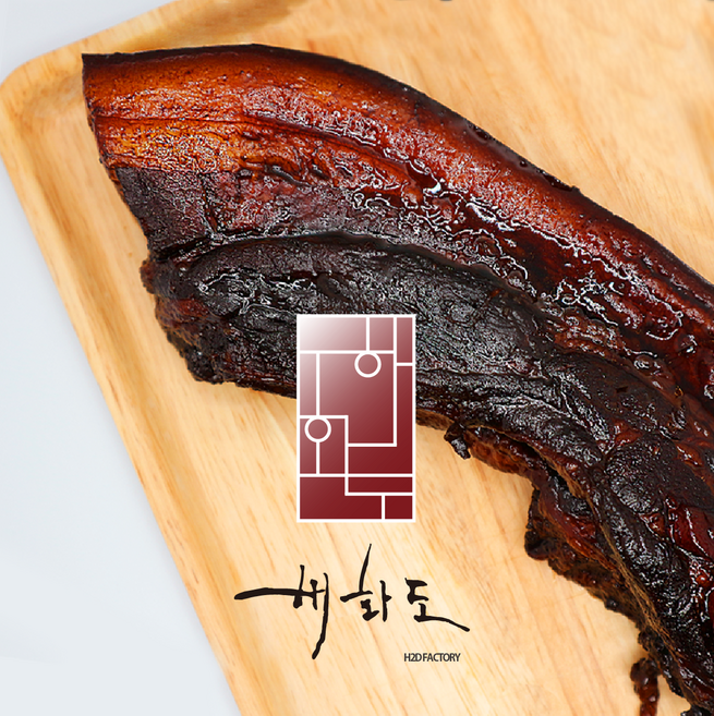 [프리미엄] 해화도 통오겹살 수제 냉장 차슈 300g 500g 1kg, 슬라이스 500g, 1개