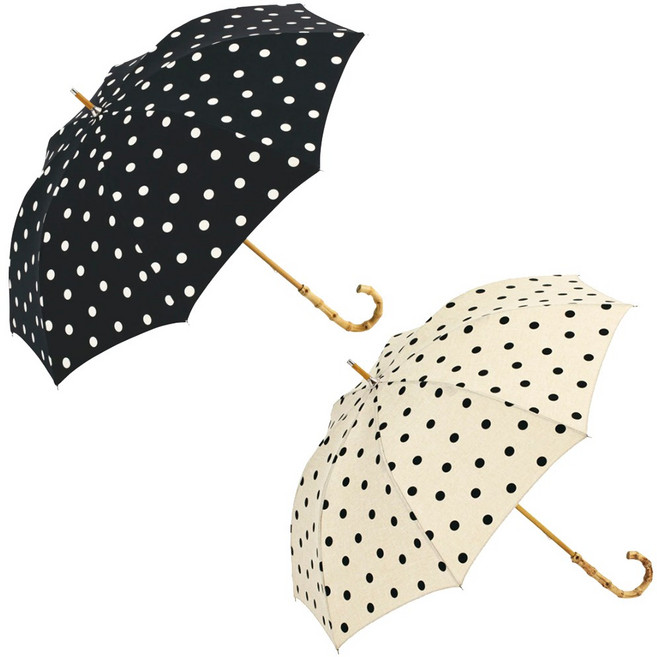 비코즈 땡땡이 도트무늬 양우산 UV차단 방수우산