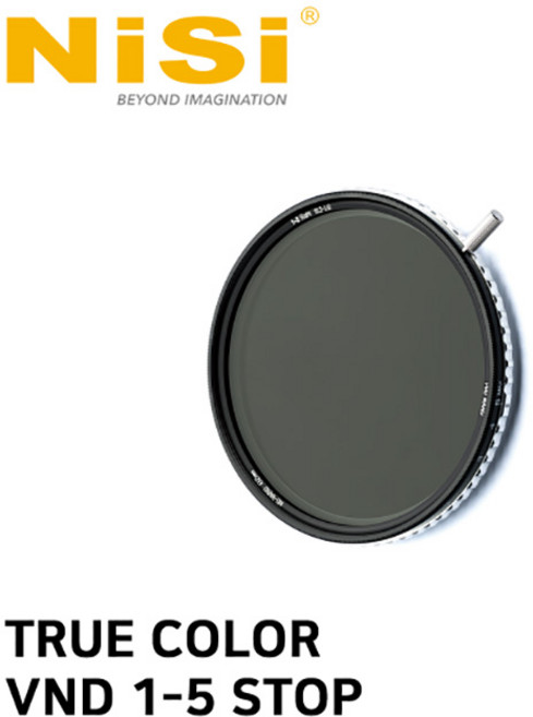 니시 가변 ND 필터 True Color ND-Vario 1-5 Stop(ND2-ND32) 77mm, 1개