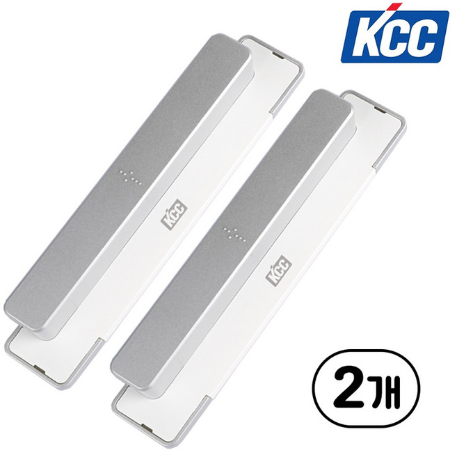 KCC창호 고정형 샤시손잡이 샷시 베란다 창문손잡이, 화이트, 2개