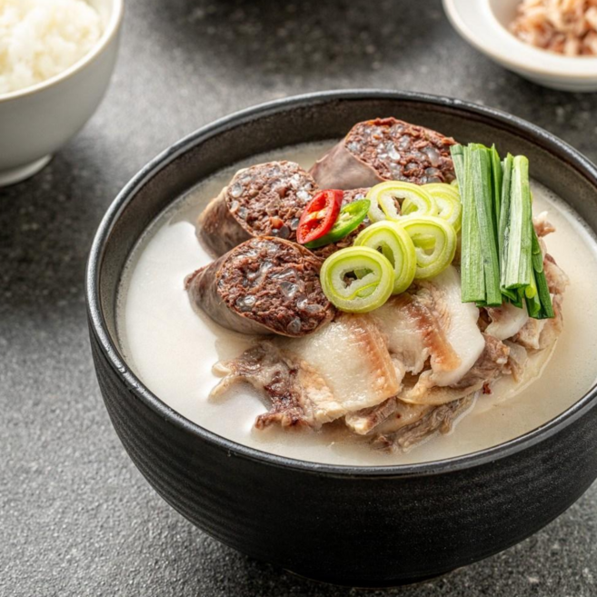 다담아푸드 도도한 순대국, 4개, 600g