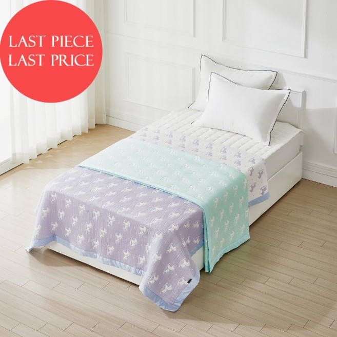 [한정수량] 모모 삼중직 모달 인견이불 S 2color, 바이올렛