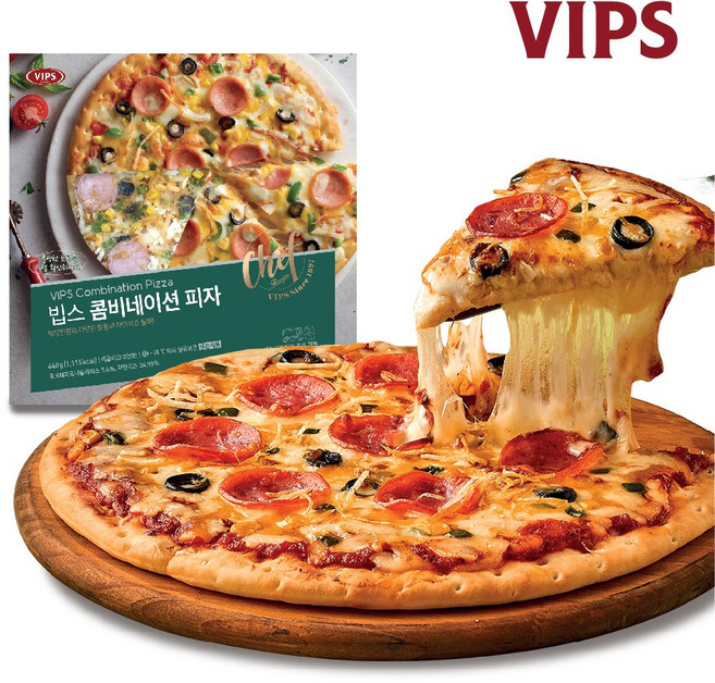 빕스 콤비네이션 피자, 빕스 클래식 콤비네이션 피자 440g, 440g, 1개