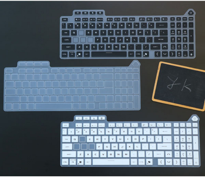 와이케이몰 ASUS TUF Gaming A18 FA808 키스킨 고급 TPU 고탄력 방수 키보드 커버 개별상품, 투명 키스킨