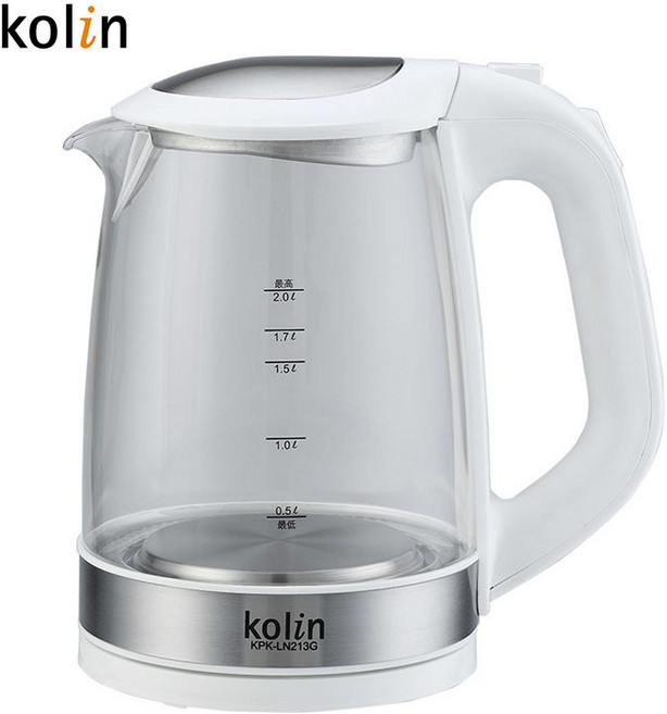 歌林 Kolin 2L玻璃快煮壺 KPK-LN213G 電茶壺 熱水壺