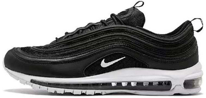 나이키 에어맥스 97 트리플 화이트 운동화 런닝화(증정품 수납백), 250, 921826-001