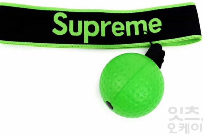 럭키피키 복싱연습 셀프 펀치볼 간편한운동용품, 초록공