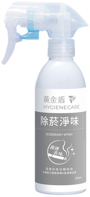 黃金盾 除菸淨味噴劑, 1個, 200L