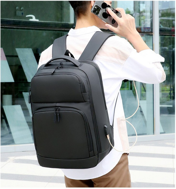 대용량 노트북 백팩 여행용 출장용 USB 충전 남자백팩 직장인 방수 백팩 확장형 대학생 백팩