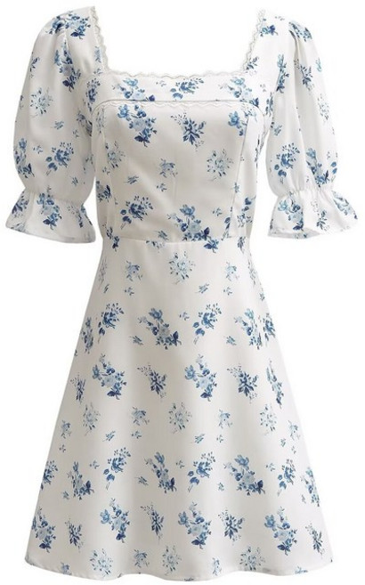 여리여리 데이트 소개팅룩 영화 원더랜드 무대인사 수지 꽃무늬 휴양지 원피스