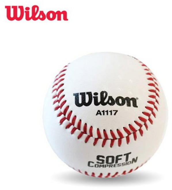 윌슨 소프트안전 야구공 A1117, 2개