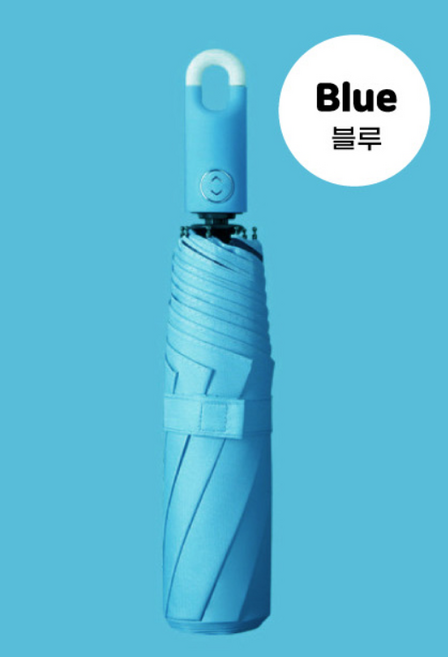 젠젠 자외선차단 고리형 3단 자동우산 양우산