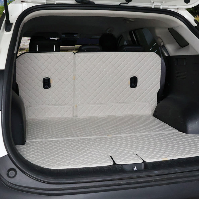 더 뉴 스포티지 NQ5 페이스리프트 트렁크매트 차박 커버 튜닝용품, 트렁크 바닥매트 (등받이X), 블랙+레드, 더 뉴 스포티지 NQ5 (가솔린)