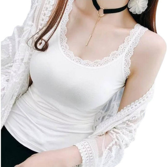 蕾絲吊帶背心 內搭打底衫 舒適親膚 適合各種身形