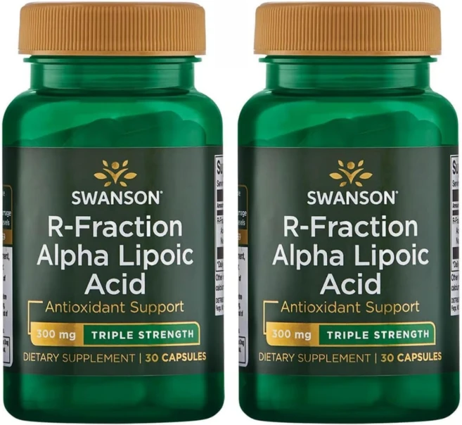 Swanson 3배 강도 R-랙프션 알파리포산 300mg R-Fraction Alpha Lipoic Acid, 2개, 30정 - 쿠팡
