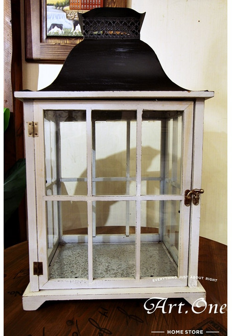 鄉村風小屋造型燭台擺飾，精緻裝飾屋燭台，營造溫馨居家氛圍，提升空間設計感