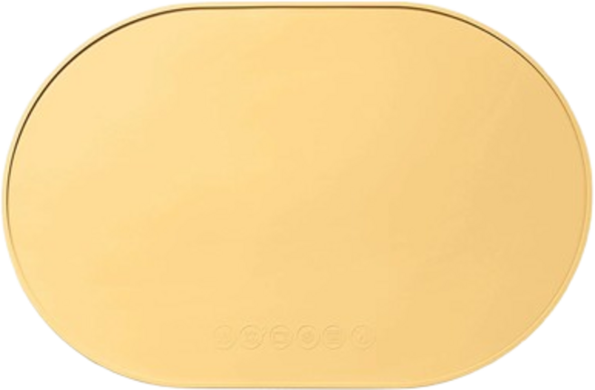 실리콘 테이블매트 방수 식탁 받침, 2개, 약 39 x 26.5cm, 레몬