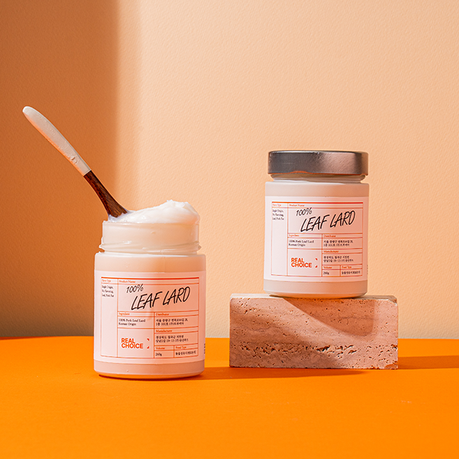 리얼초이스 프리미엄 라드유 무항생제 리프 라드 돼지기름 HACCP [원산지:국산], 260g, 1개