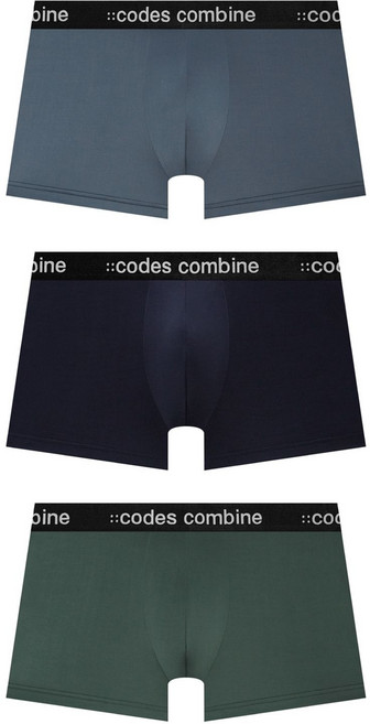 백화점 코데즈컴바인 이너웨어 정품 베이직 남성 드로즈 3종(CEMDR161DGYDNYDGRAA) 새학기 선물용