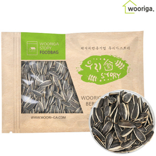 우리가스토리 볶은 껍질 해바라기씨, 800g, 1개