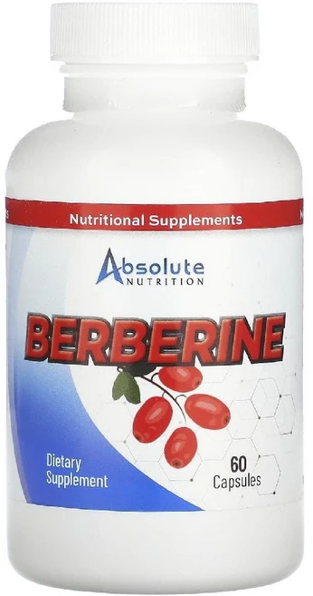 엡솔루트뉴트리션 베르베린 600mg Berberine 캡슐 60정, Absolute Nutrition, 베르베린, 600m, 1개 - 쿠팡