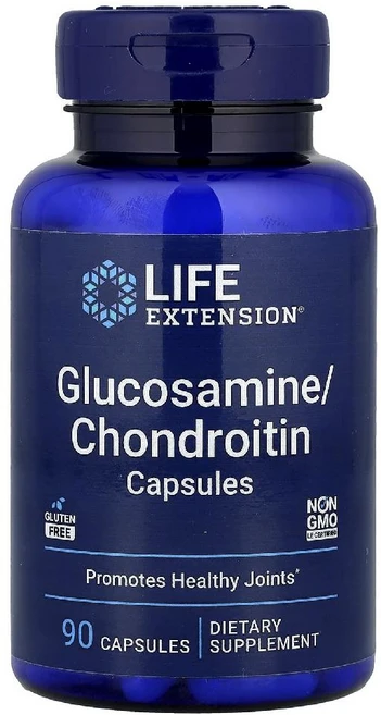 라이프 익스텐션 글루코사민/콘드로이틴 캡슐 90정, 1개 - 쿠팡