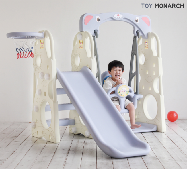 [토이모나크] 써니 그랜드 미끄럼틀, 그레이, 1개