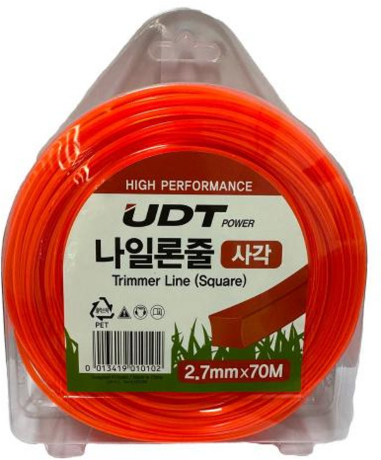 UDT 나일론줄 2.7mm - 70M(사각형), 1개