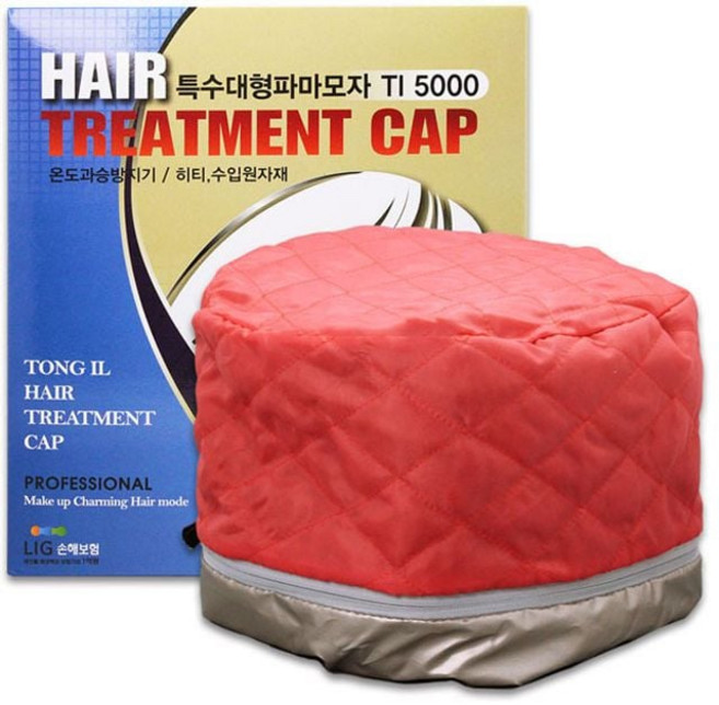 헤어캡 파마 전기 모자 이중 미용실 모자 헤어팩 특대