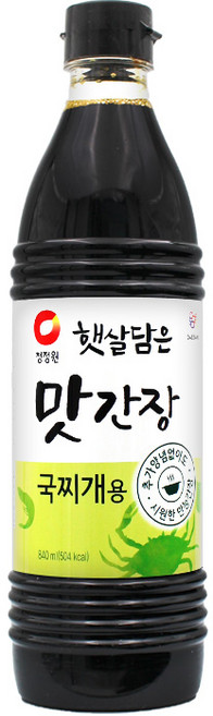 청정원 햇살담은 맛간장 국찌개용, 12개, 840ml