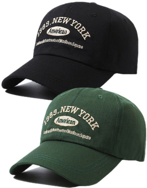 에쉬울프 1989 뉴욕 볼캡 모자 2개세트 남녀공용