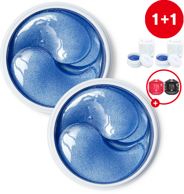 뷰그린 산호 아쿠아 하이드로겔 아이 패치 60매/1개 눈가주름 패치 눈가패치 | 립패치 증정, 2개, 60개입