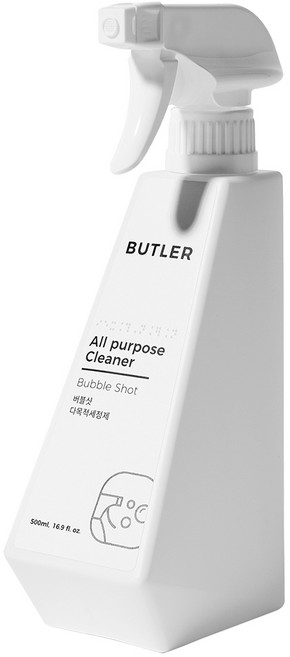 버틀러 버블샷 다목적세정제 주방 욕실청소용, 1개, 500ml