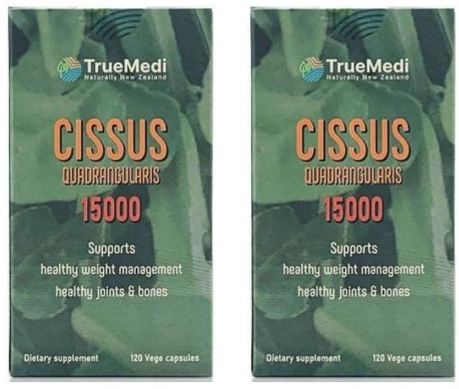 TRUEMEDI 트루메디 뉴질랜드 시서스 15000mg 쿼드랑굴라리스 120캡슐 X 2개 세트, 120정