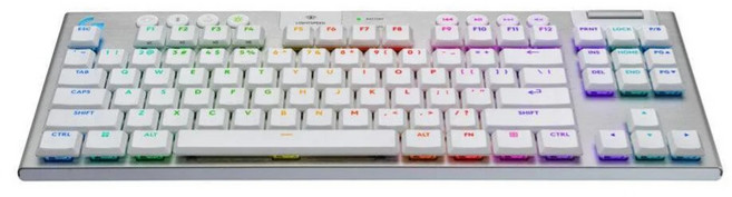Logitech 羅技 G915 X RGB TKL 白色 纖薄無線機械式遊戲鍵盤, G915 X LIGHTSPEED TKL, 觸覺軸