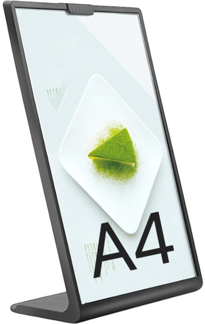 마벨인홈 아크릴 메뉴판 가격표 스탠드 POP 꽂이 L형 액자, 1개