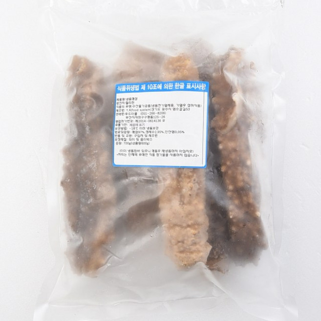 푸드마을 냉동 해삼 600g, 1개