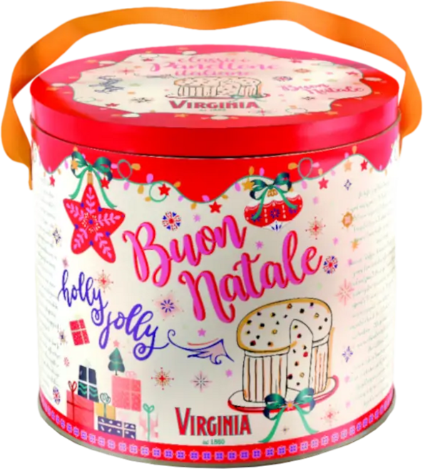 Amaretti Virginia 파네토네 알토 티포 밀라네즈 로소 1kg, 1개