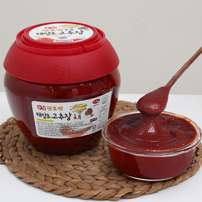 금독대 순창 단호박 태양초 고추장, 2kg, 1개