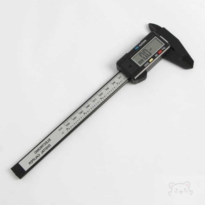 OON 디지털 버니어 캘리퍼스 블랙, 1개