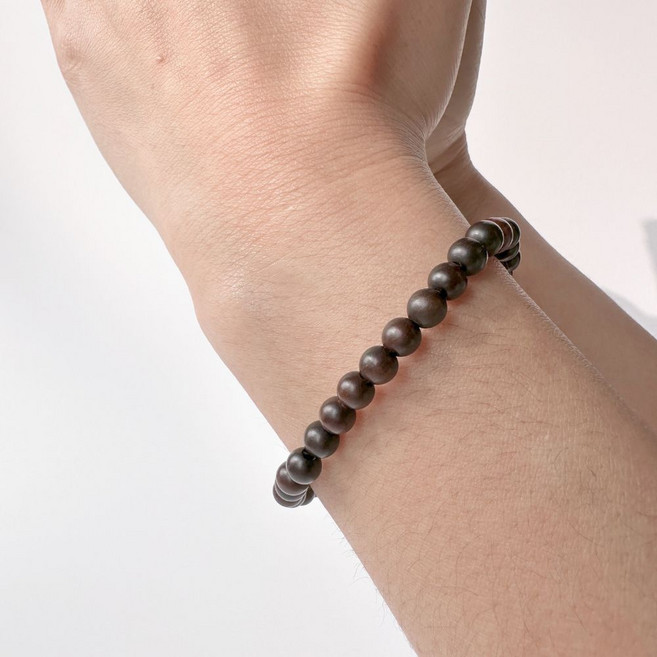 벼락맞은 대추나무 합장주 재복 건강 염주팔찌 벽조목 단주 기어봉, 1개, 벽조목-중