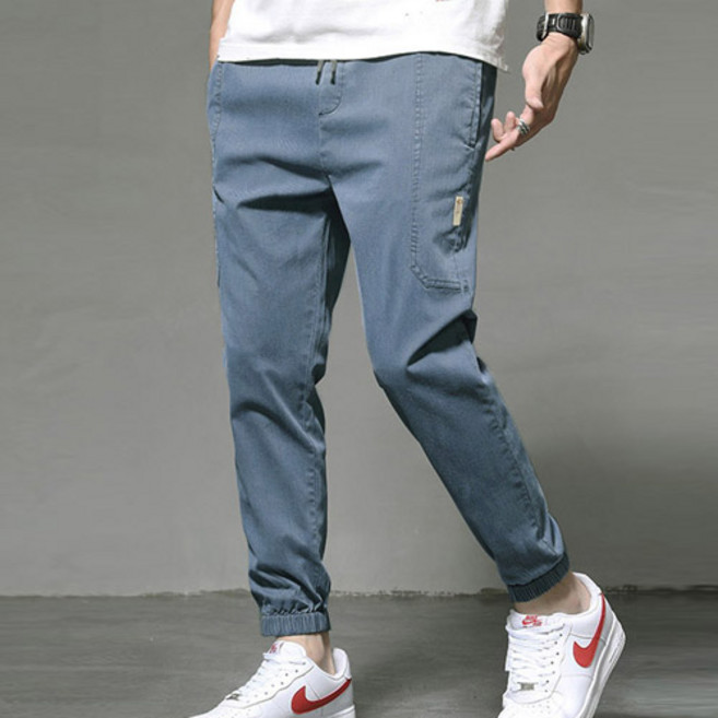 모던에프 루즈핏 9부 밴딩팬츠 (1226)